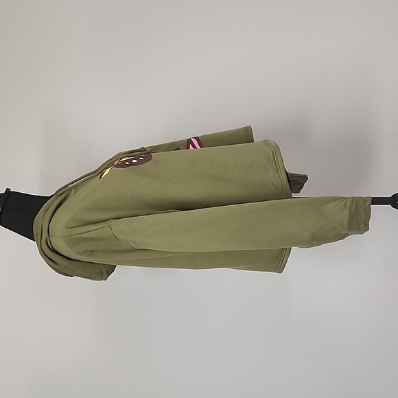 Target Pride Adult Blue Face Olive Green Unisex Sweatshirt Hoodie 2X NWT - Picture 5 of 11